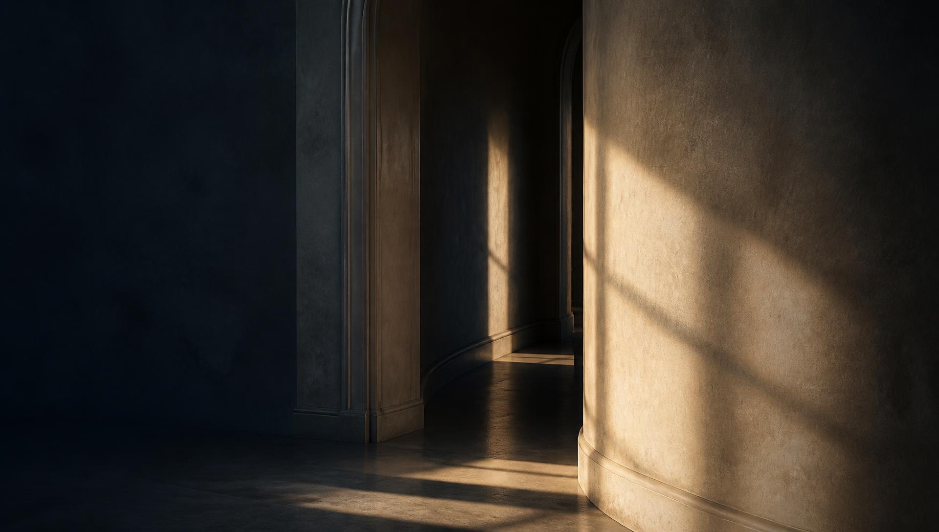 Soft daylight across a quiet, empty interior